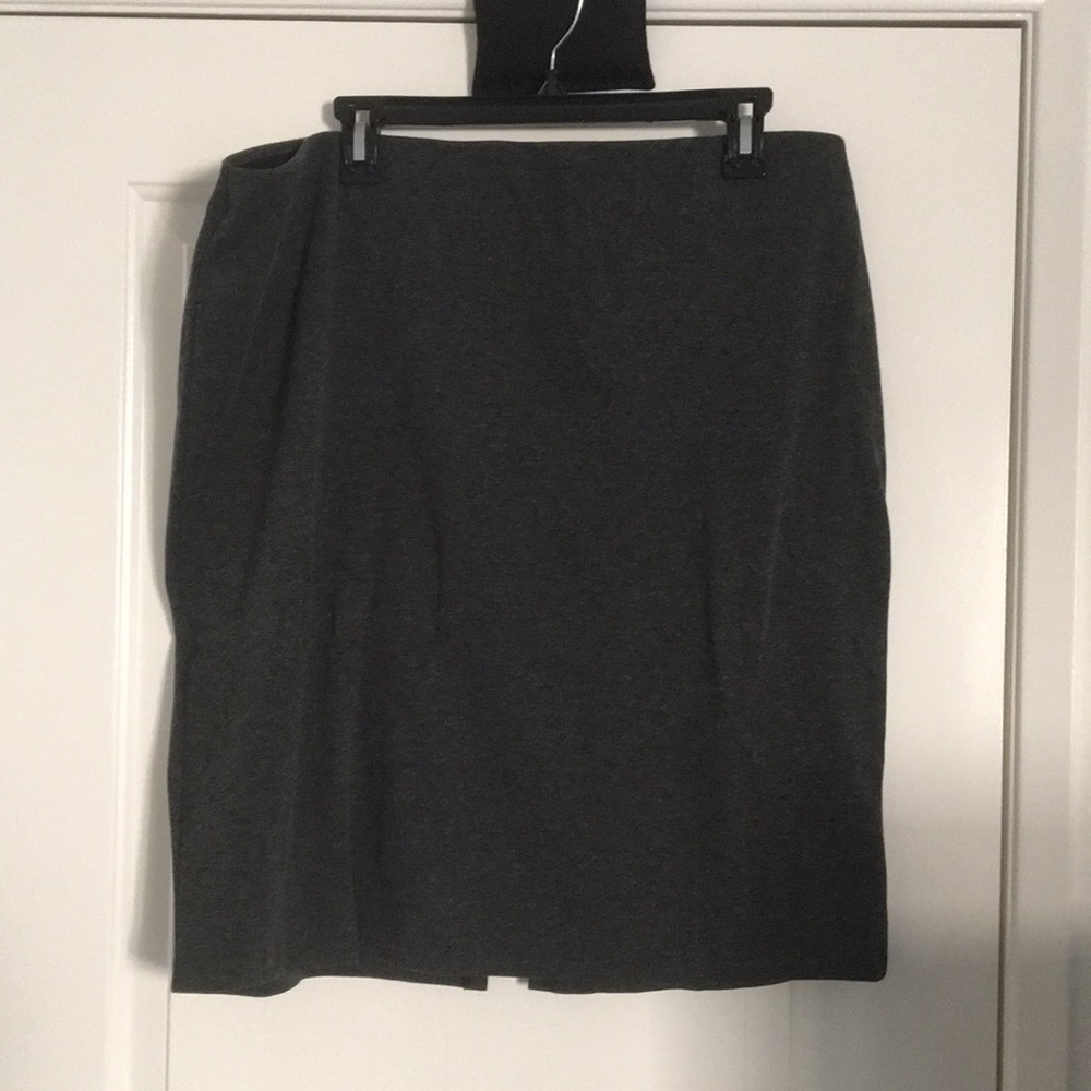 Dark Gray Pencil Skirt